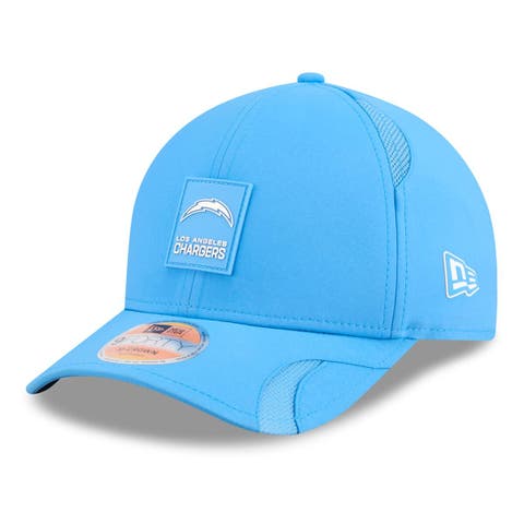 Men's New Era Powder Blue Los Angeles Chargers 2025 Sideline  M-Crown 9FORTY Adjustable Hat