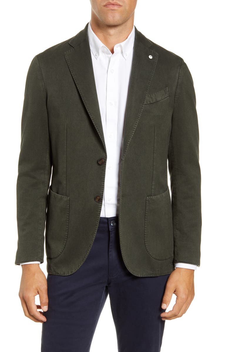 L.B.M. 1911 L.B.M 1911 Trim Fit Twill Cotton Sport Coat, Main, color, 