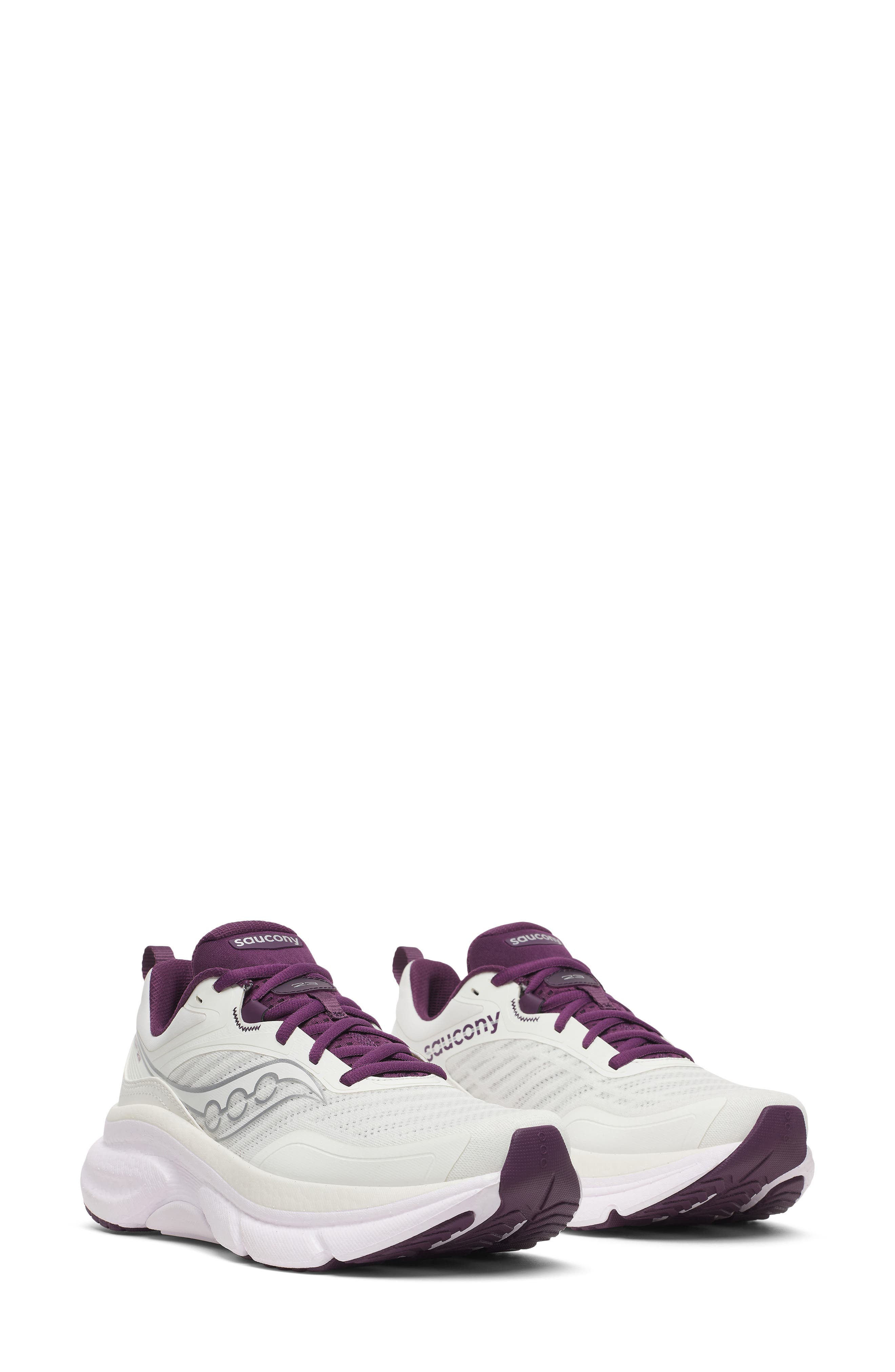 Omni ST 23 Running Shoe, Main, color, IVORY/ EGGPLANT