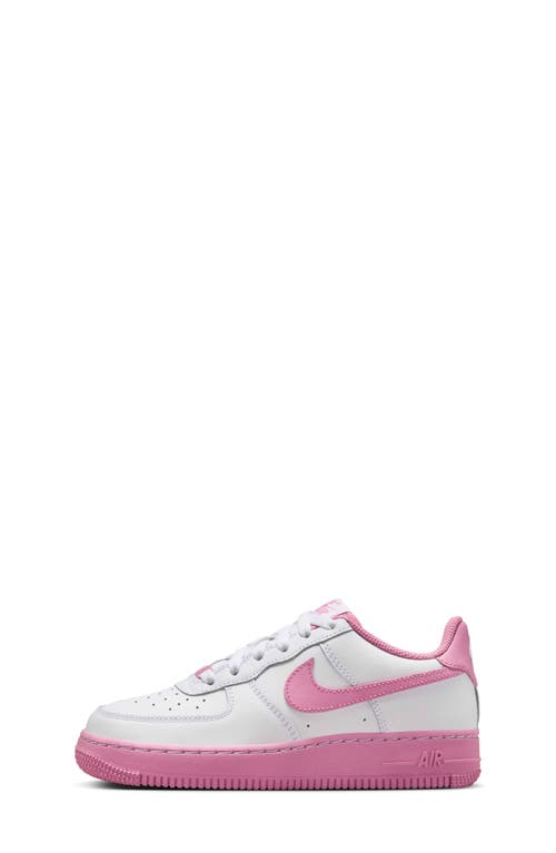 Nike Air Force 1 Basketball Sneaker In White/magic Flamingo