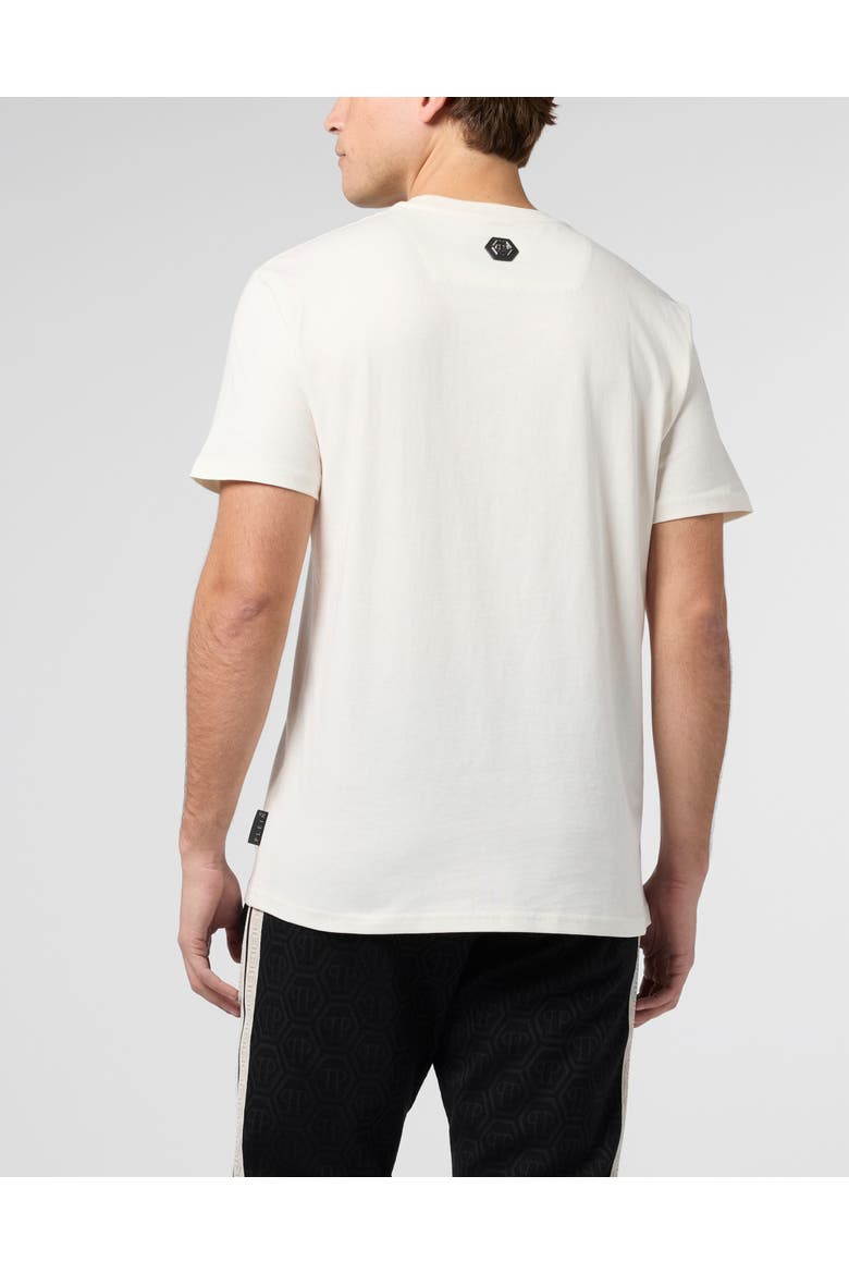 Printed Round Neck T-Shirt Dragon Men, Alternate, color, OffWhite