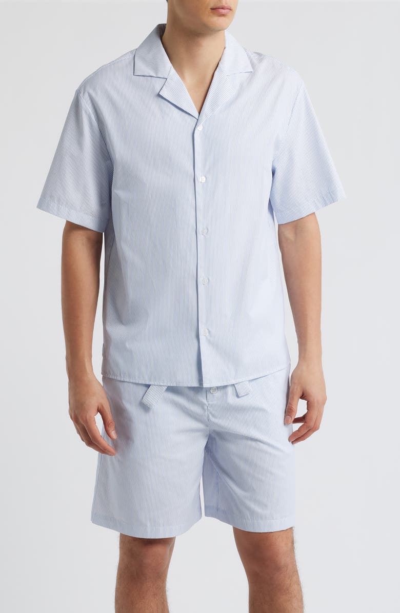 KROST Stripe Cotton Camp Shirt, Main, color, 
