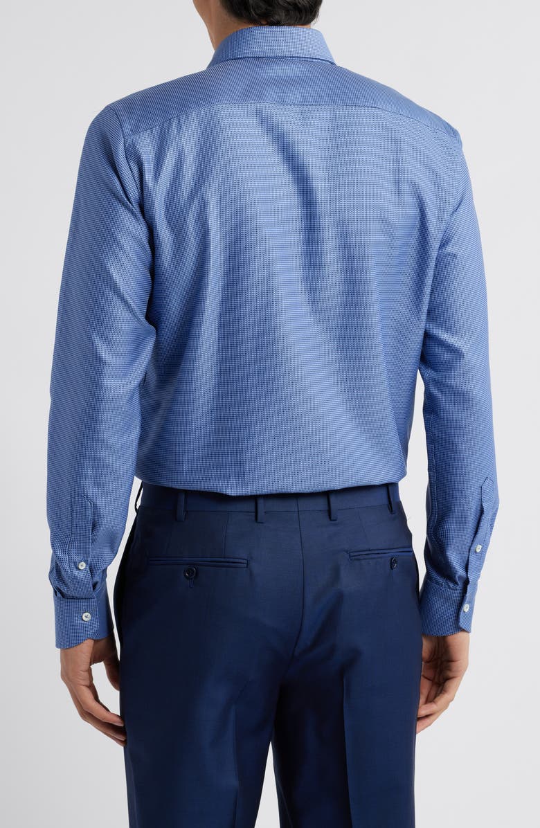 Canali Regular Fit Microprint Dress Shirt, Alternate, color,