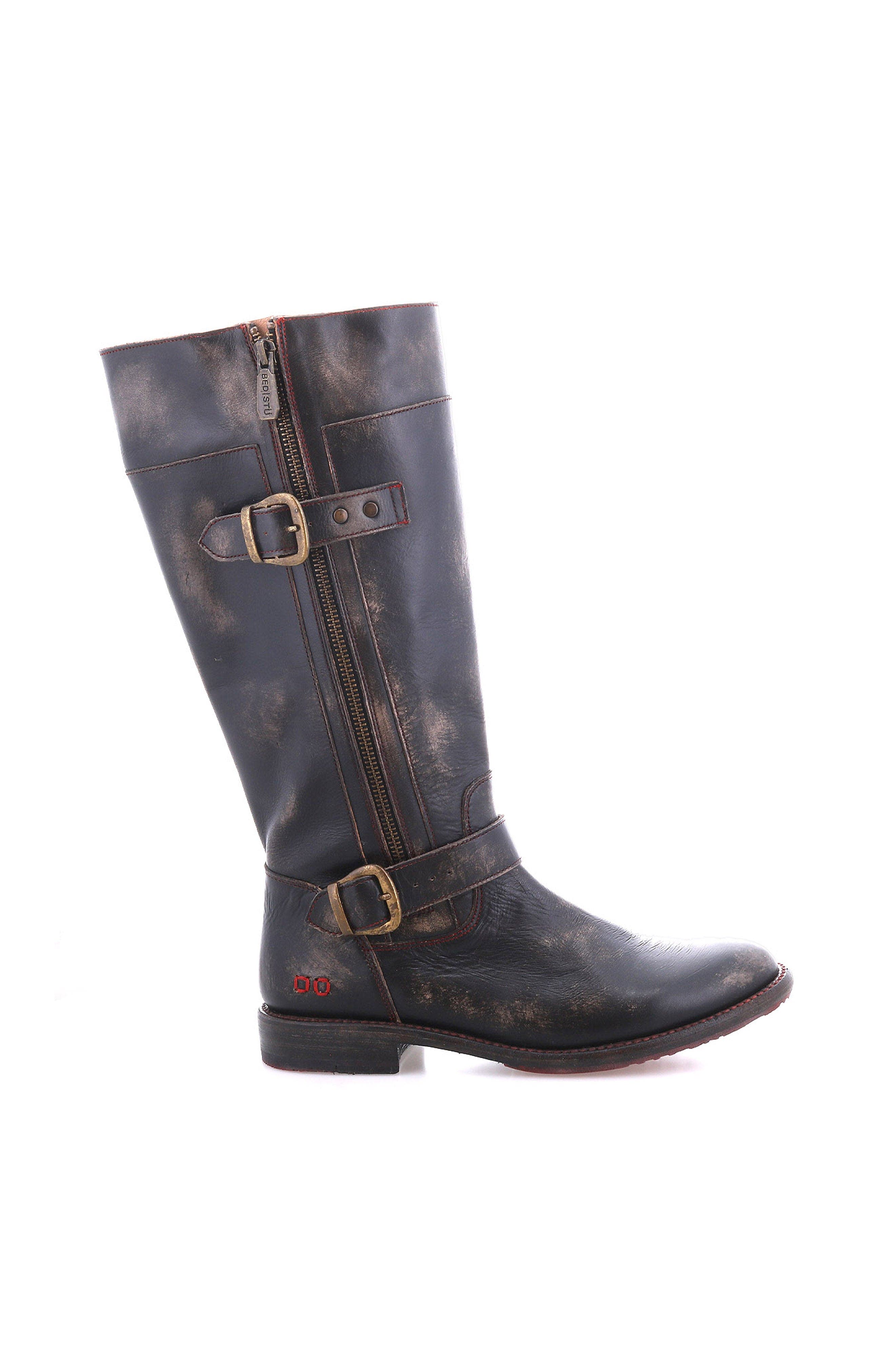 Bed Stu Gogo Lug Engineer Boot, Alternate, color, Black Hw