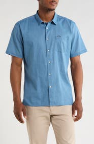 Barbour Pigment Dyed Cotton Button-Up Shirt