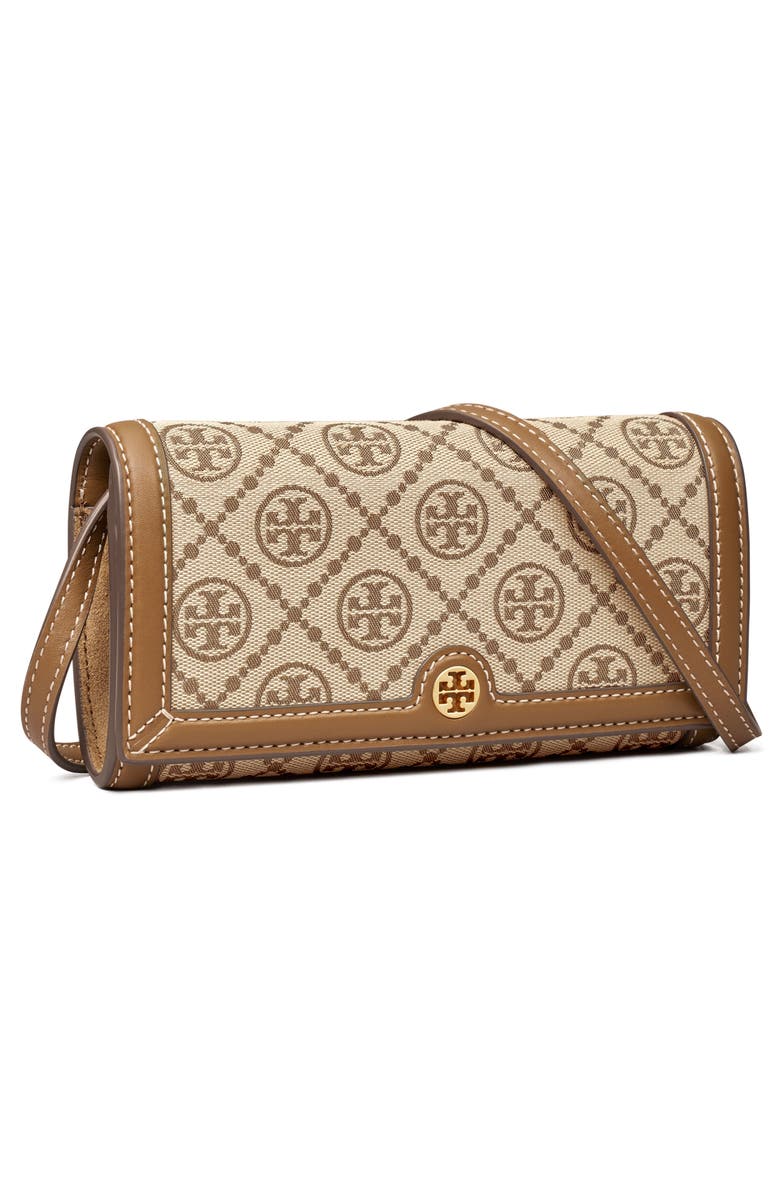 Tory Burch T Monogram Jacquard Wallet Crossbody, Alternate, color,
