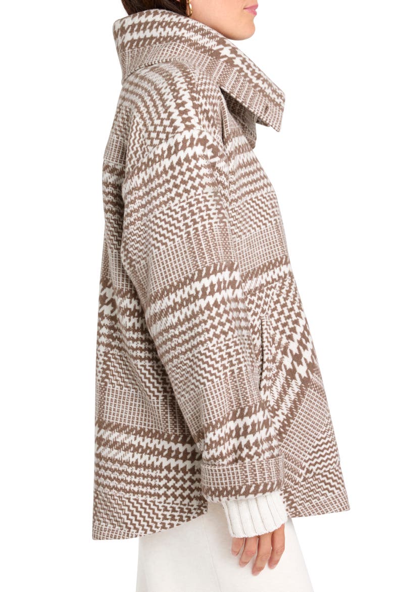 x @cellajaneblog Plaid Jacket, Alternate, color, TOAST PLAID