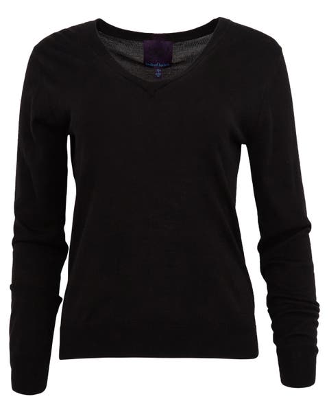 Sasha Cashmere Blend V-neck Sweater