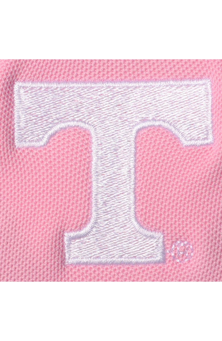 GARB Girls Infant Garb Pink Tennessee Volunteers Caroline Cap Sleeve Polo Bodysuit, Alternate, color, 