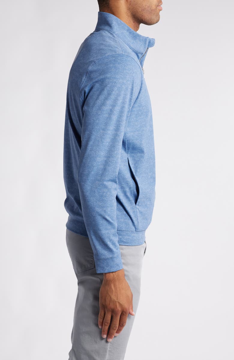 Scott Barber Mélange Stretch Quarter Zip Pullover, Alternate, color, 