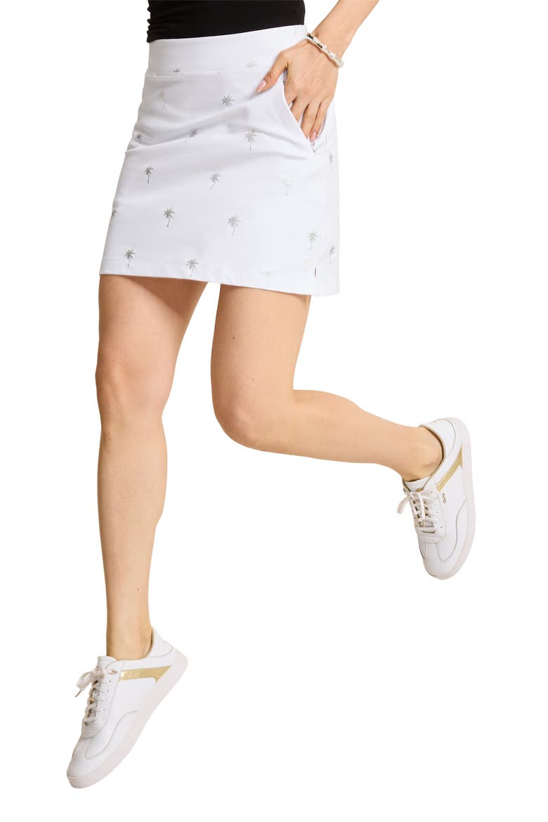 Aubrey Beach Daze Skort, Alternate, color, WHITE