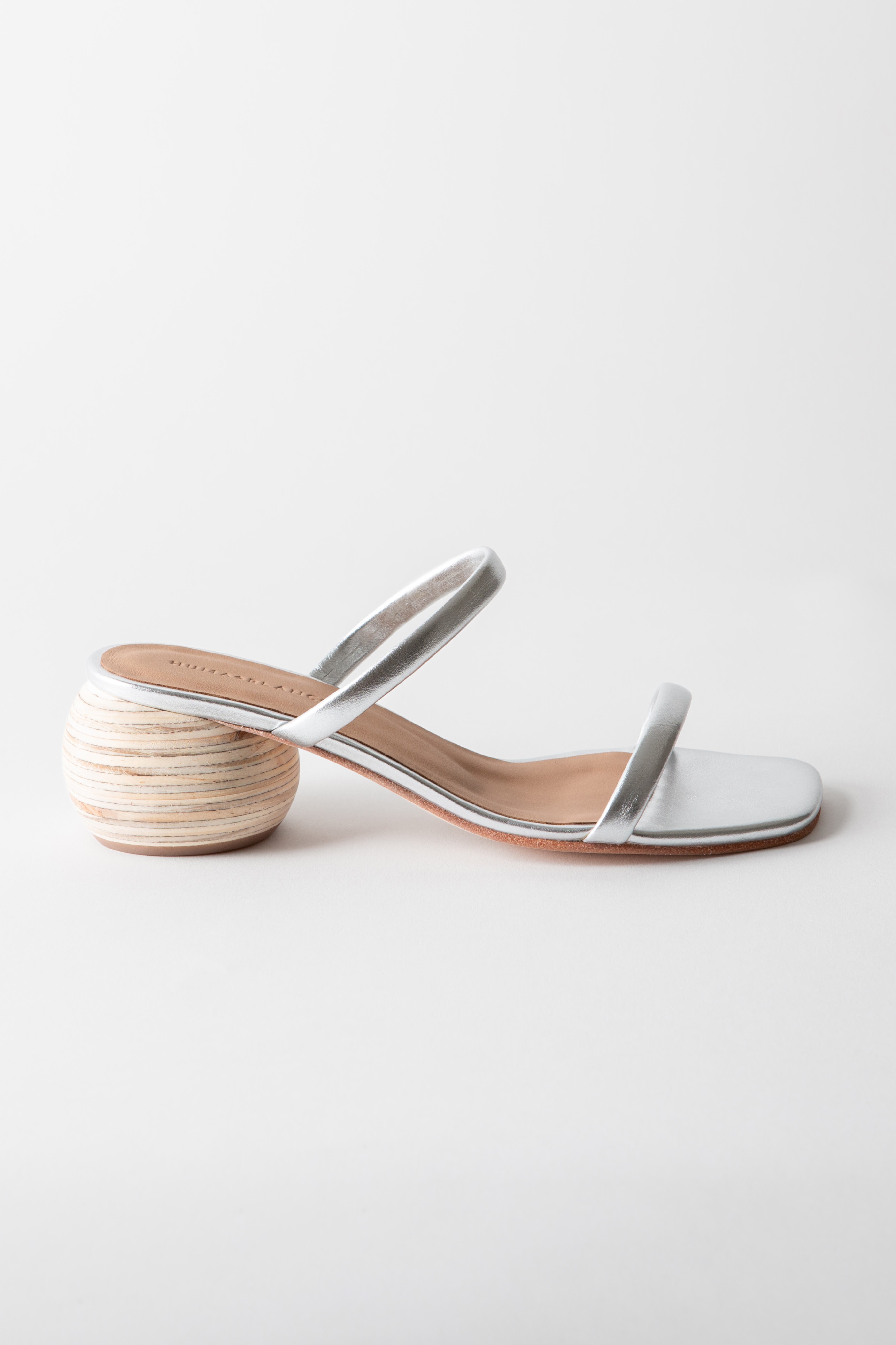 Huma Blanco Chachi Slide Sandal, Alternate, color, Silver