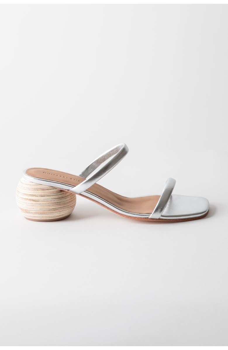 Huma Blanco Chachi Slide Sandal, Alternate, color, Silver