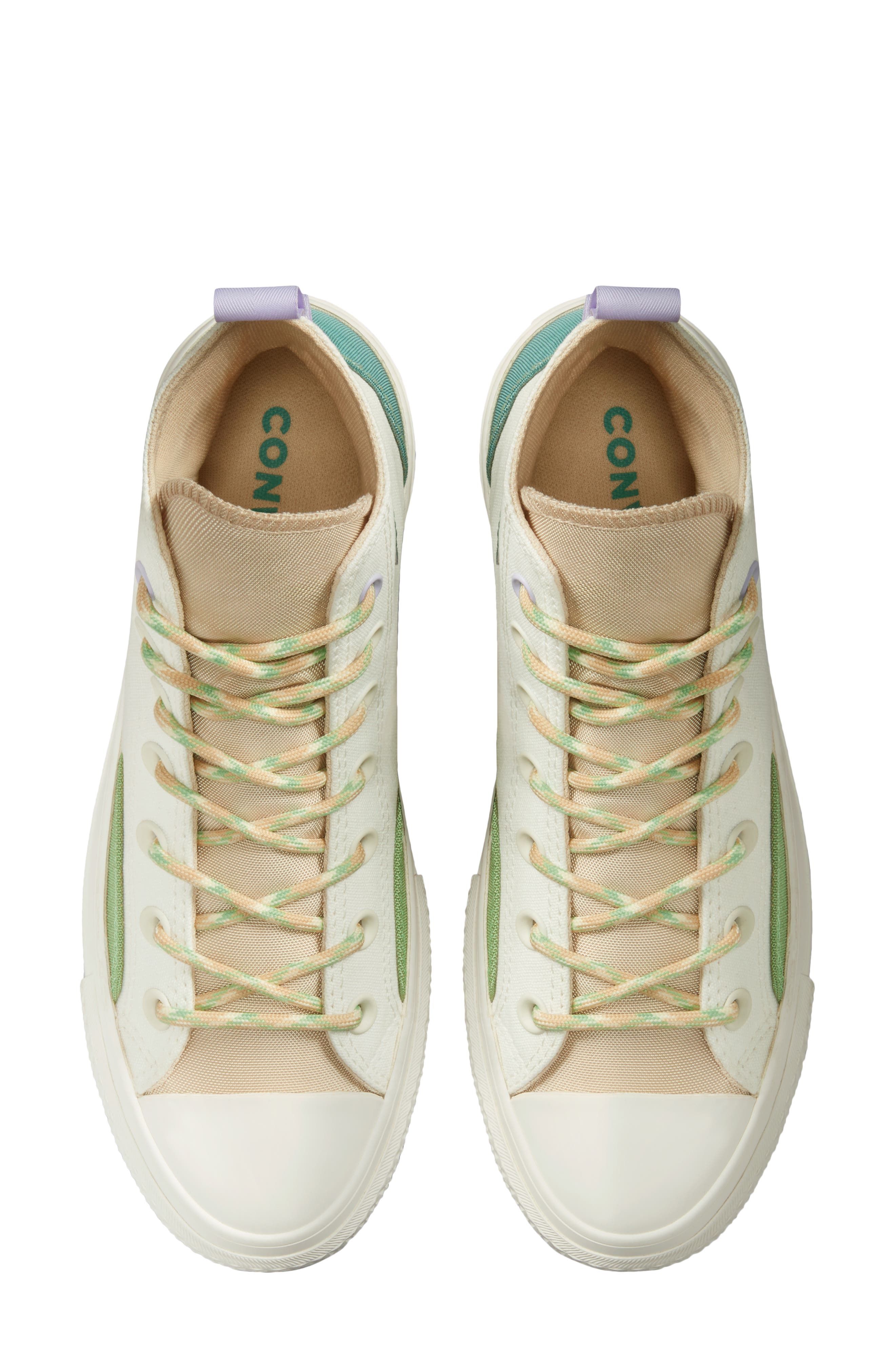 Chuck Taylor® All Star® Lift Hi Sneaker, Alternate, color, EGRET/ OAT MILK
