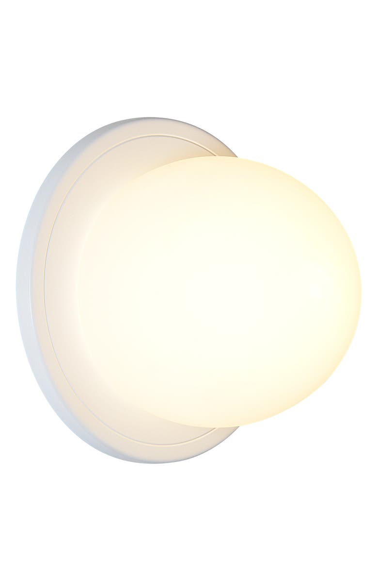 Renwil Round Wall Sconces, Alternate, color, Raquel White