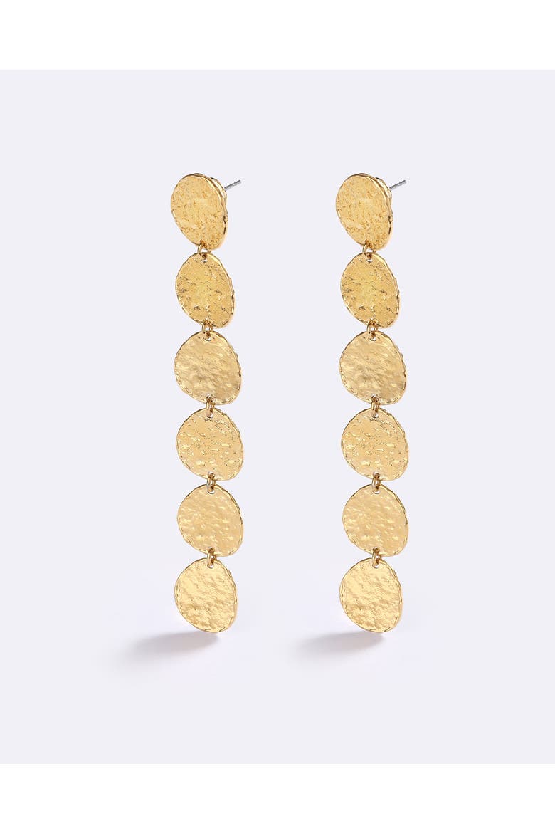 Sunset Hour Earrings, Main, color, Gold