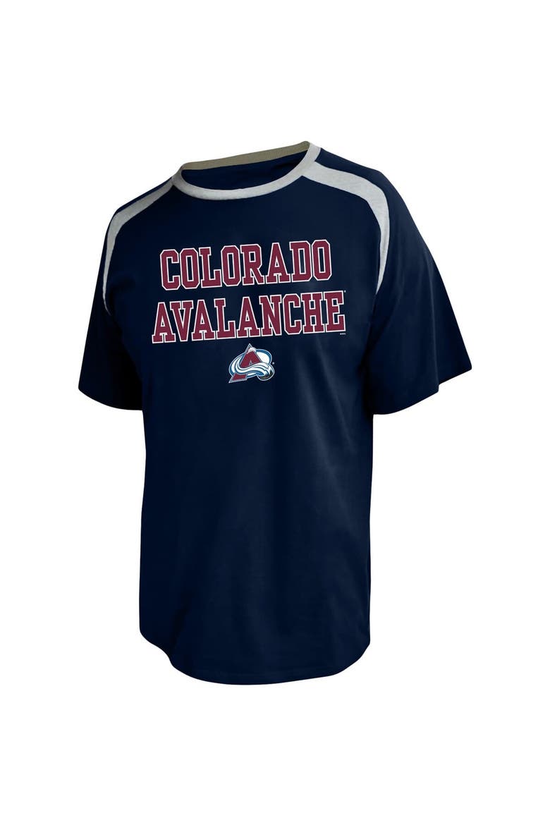 Men's Profile Nathan MacKinnon Navy Colorado Avalanche Big & Tall Name & Number T-Shirt, Alternate, color, Navy