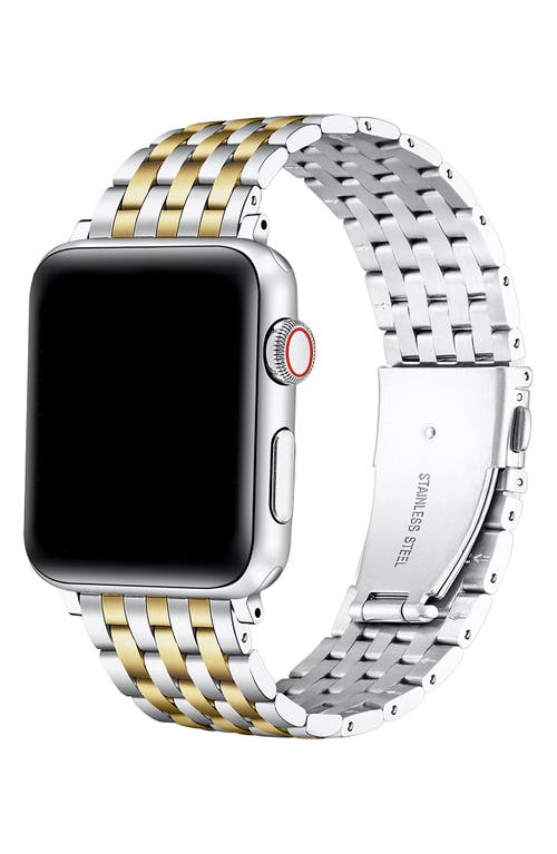 The Posh Tech Remy Stainless Steel Apple Watch® Watchband In Silver/gold