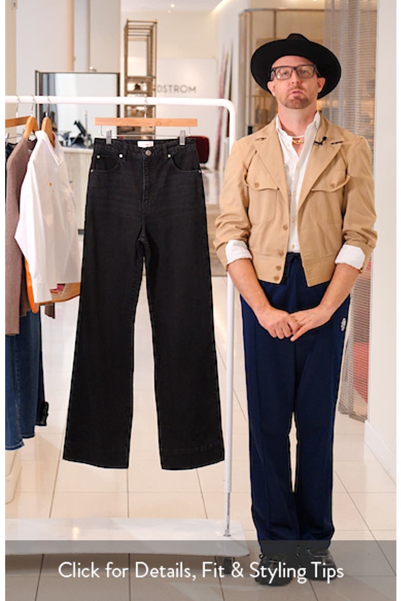 The Streamline High Waist Wide Leg Jeans video