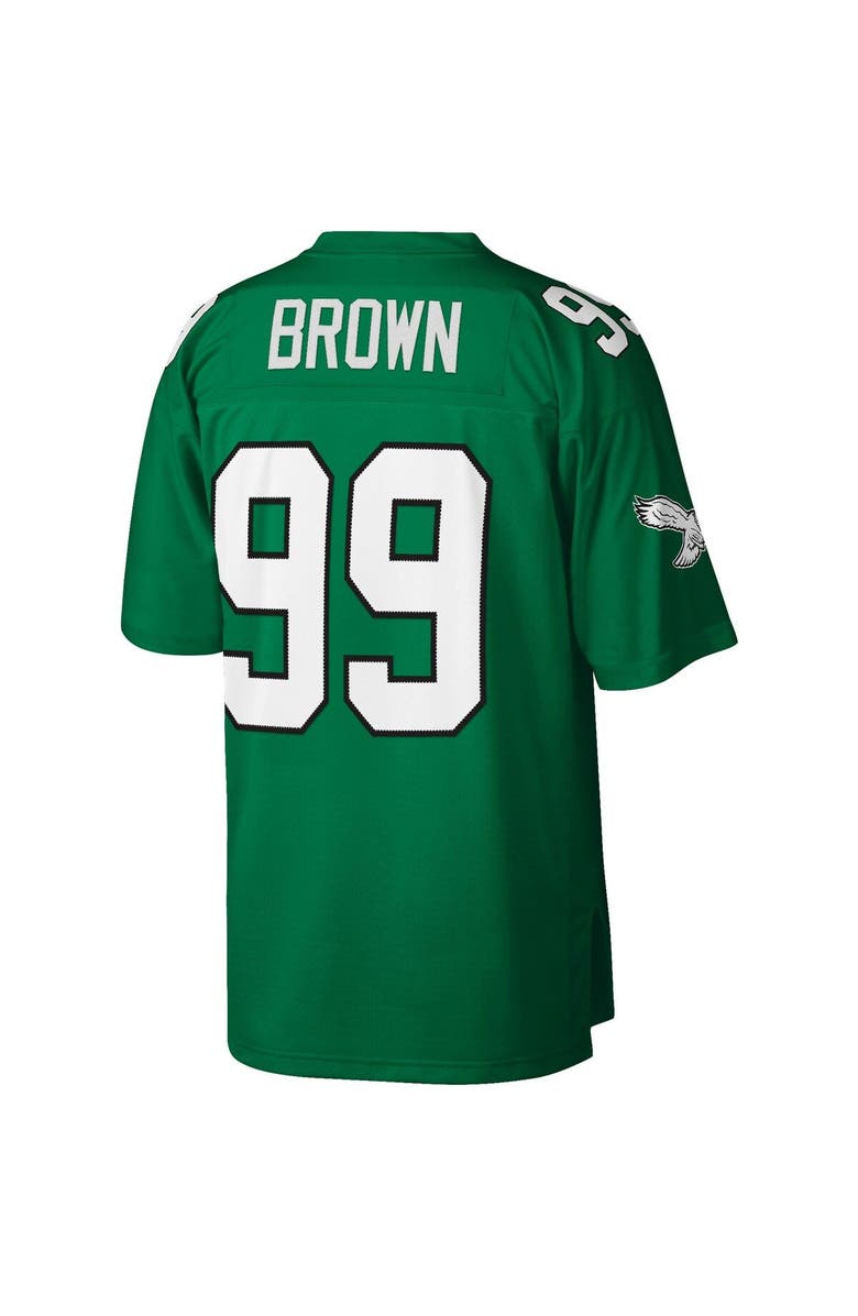 Mitchell & Ness Men's Mitchell & Ness Jerome Brown Kelly Green Philadelphia Eagles Legacy Replica Jersey, Alternate, color, Kelly Green