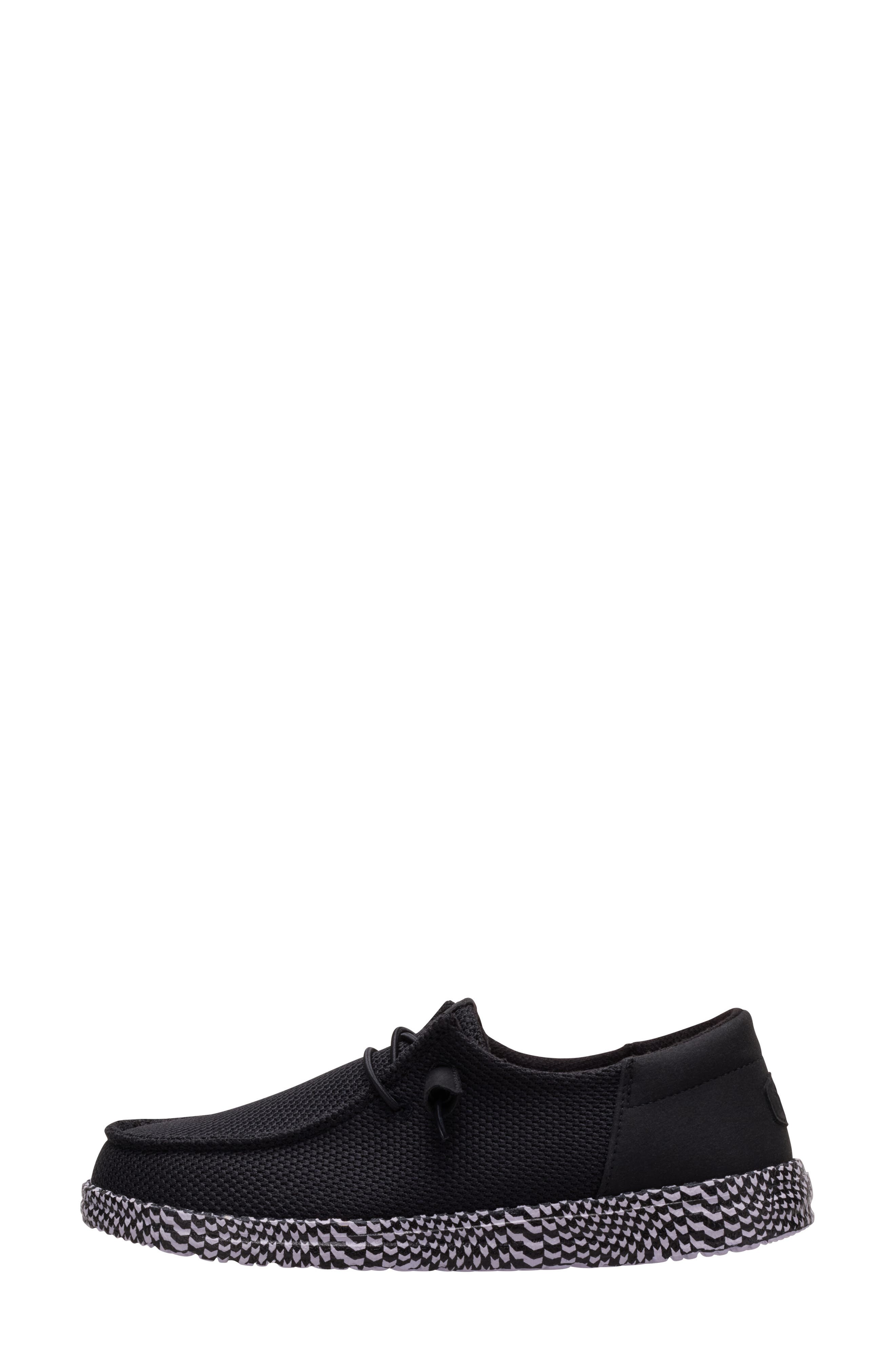 Hey Dude Wendy Funk Warped Geo Sneaker, Alternate, color, Black