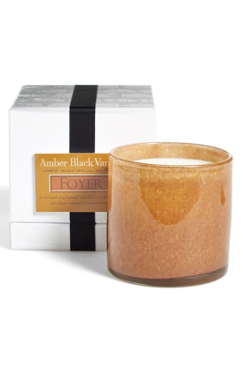 'Amber Black Vanilla - Foyer' Candle