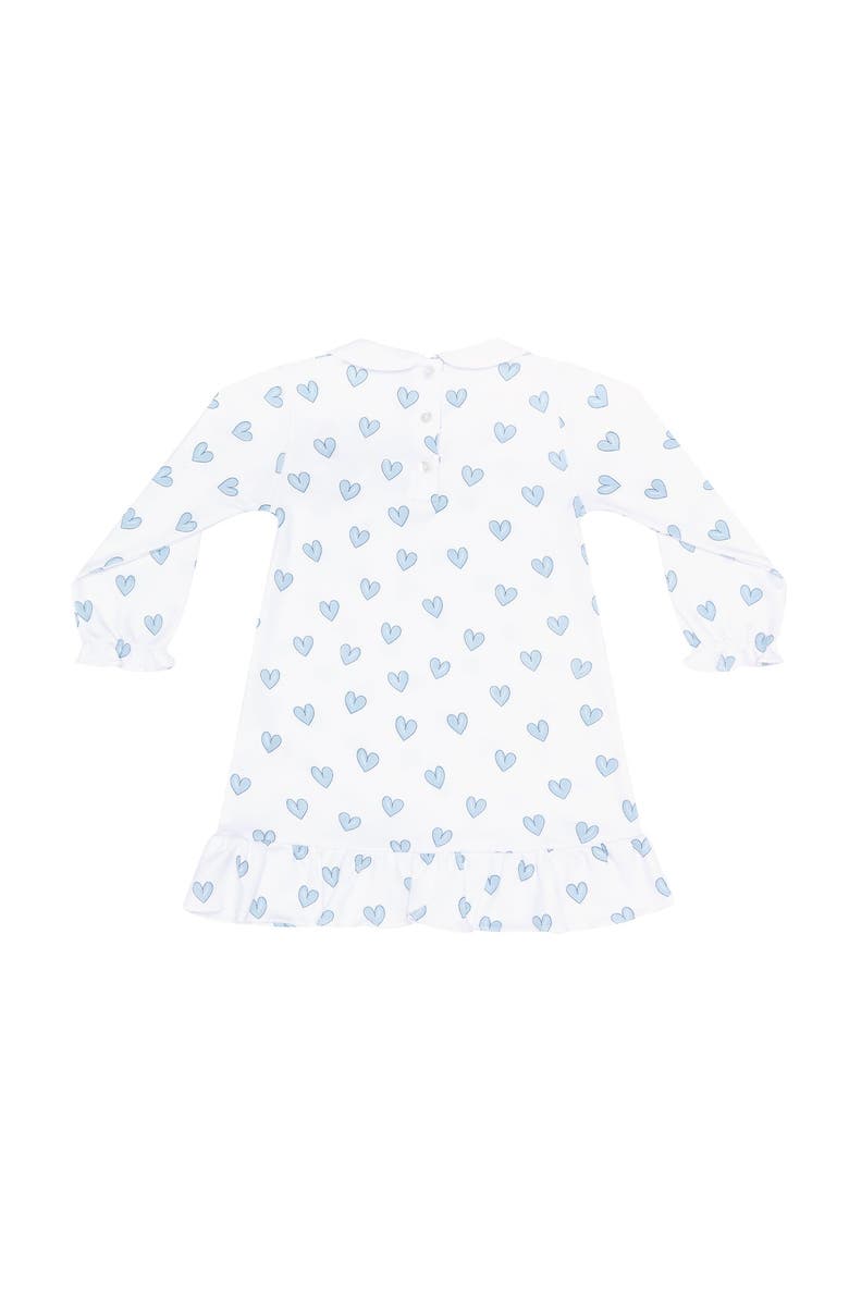 Nellapima Blue Heart Print Long Sleeve Playtime - Toddler & Little Kid, Alternate, color,