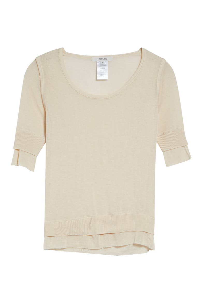 Trompe l'Oeil Top, Alternate, color, JASMINE