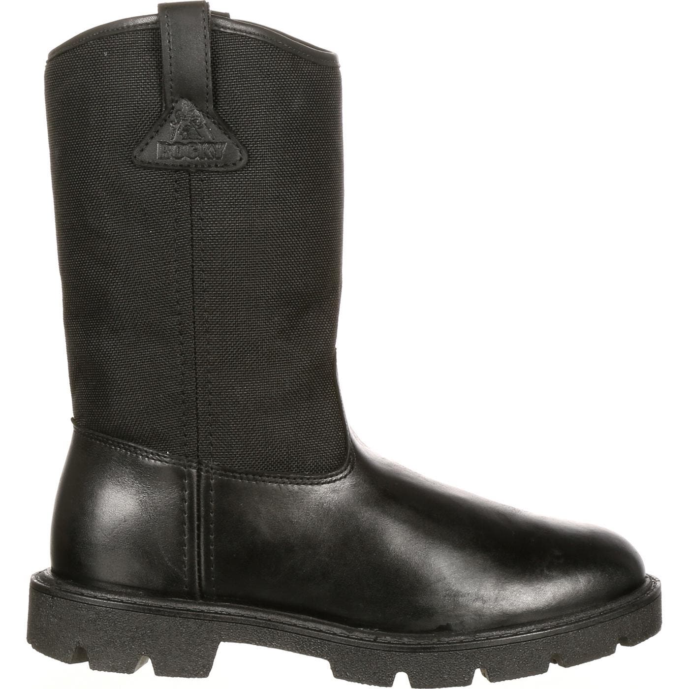 Rocky Pullon Wellington Public Service Boot, Main, color, Black