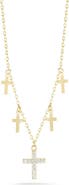 GLAZE JEWELRY Cross Charm Necklace