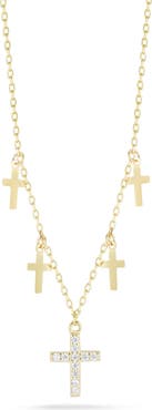 GLAZE JEWELRY Cross Charm Necklace