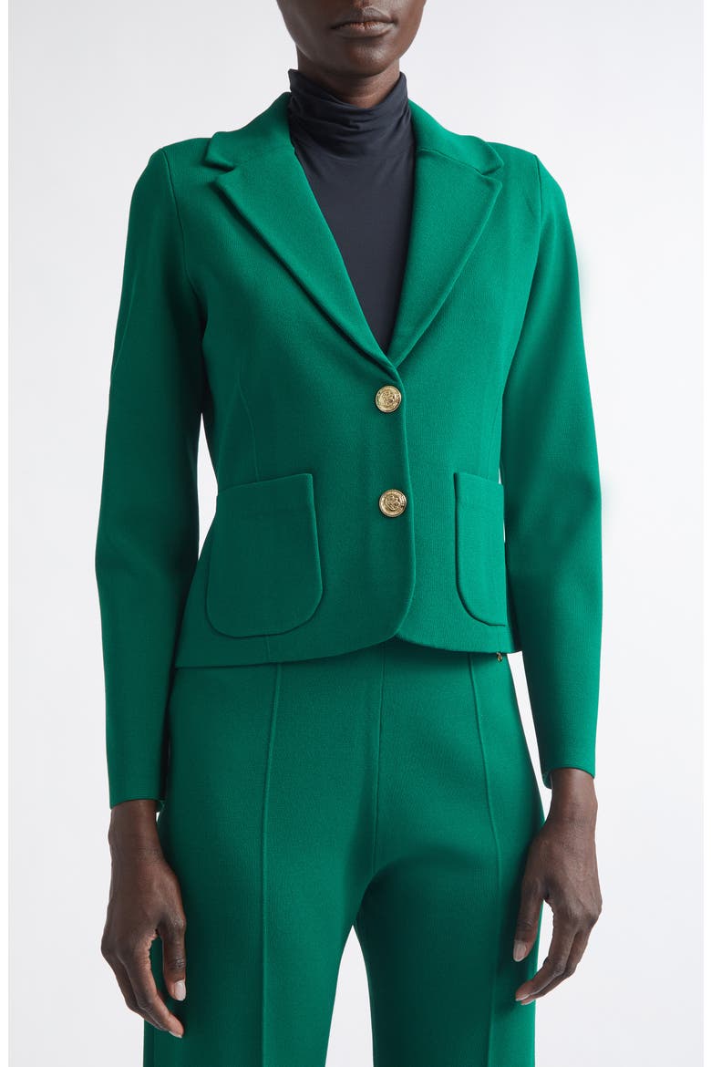 Erin Santa Roma Milano Stitch Sport Jacket, Alternate, color, CYPRESS