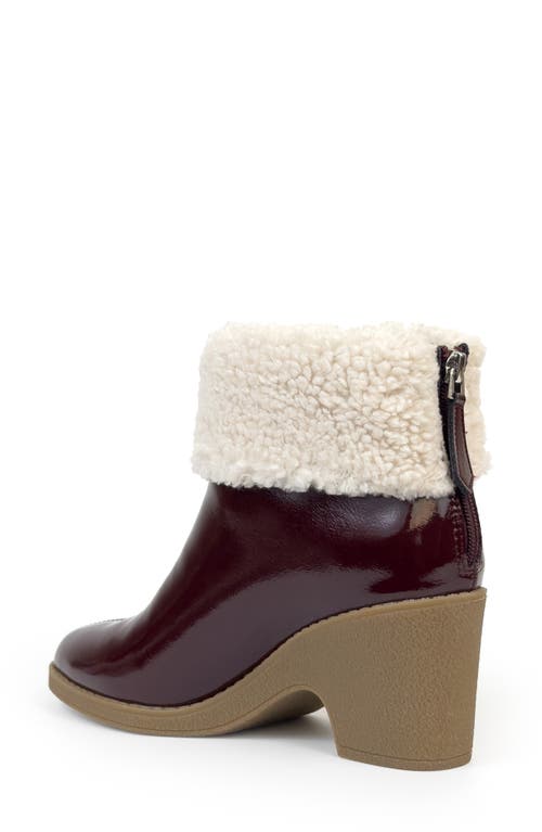 Aerosoles Booker Wedge Bootie In Burgundy