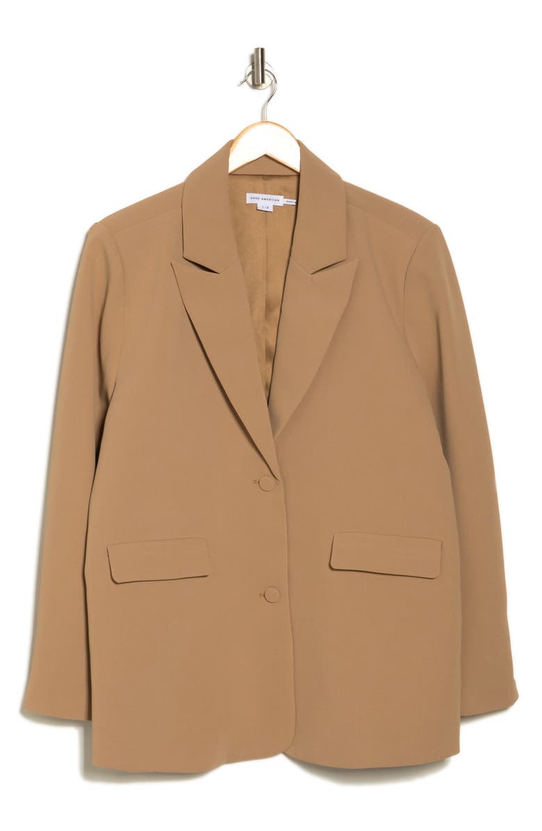 Good American Luxe Suiting Boyfriend Blazer, Alternate, color, 