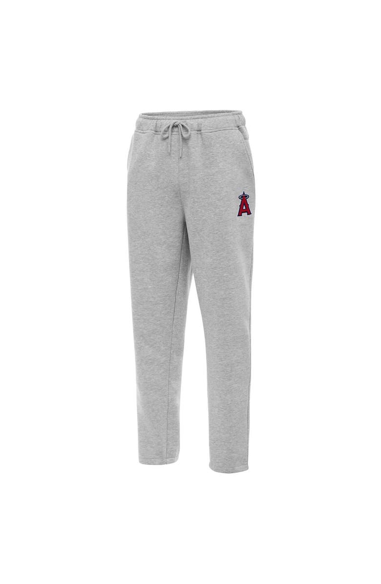 ANTIGUA Men's Antigua Heather Gray Los Angeles Angels Victory Jogger Pants, Alternate, color,