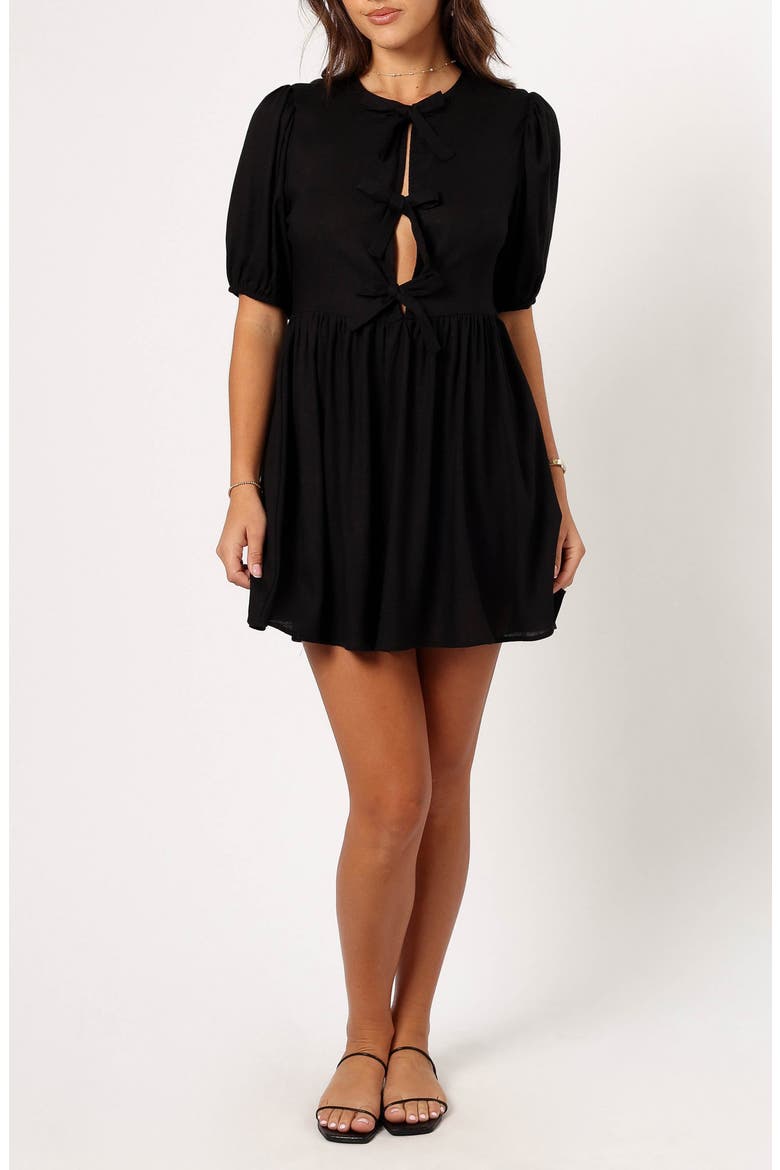 Harlyn Minidress, Main, color, BLACK