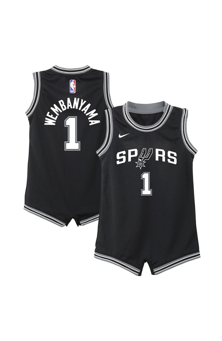 Nike Infant Nike Victor Wembanyama Black San Antonio Spurs Swingman Player Jersey - Icon Edition, Main, color, Black