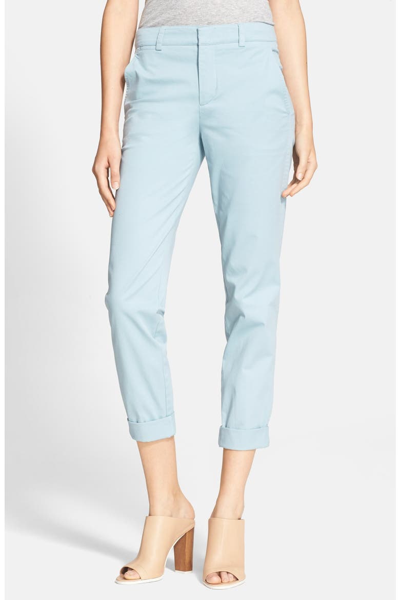 Boyfriend Trousers, Main, color, STREAM