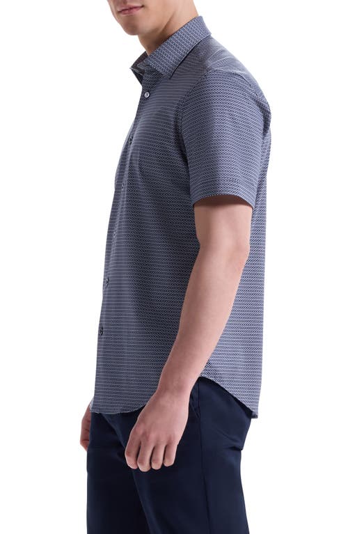 Bugatchi Miles Ooohcotton® Short Sleeve Button-up Shirt