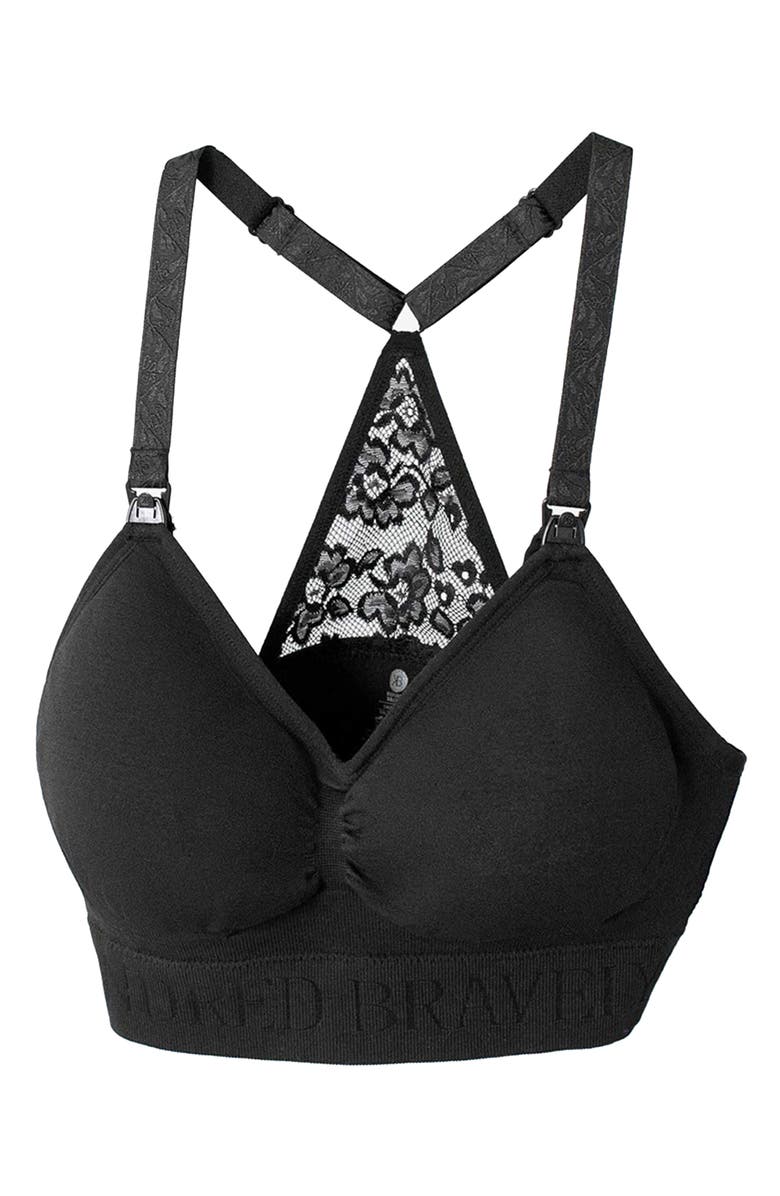 Kindred Bravely Simply Sublime Lace Racerback Nursing Bralette, Alternate, color, 