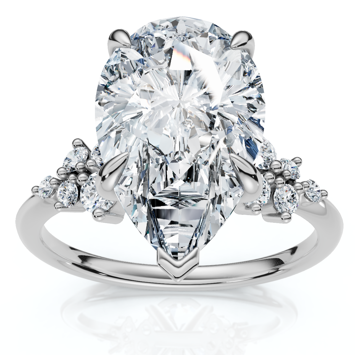 14k White Gold