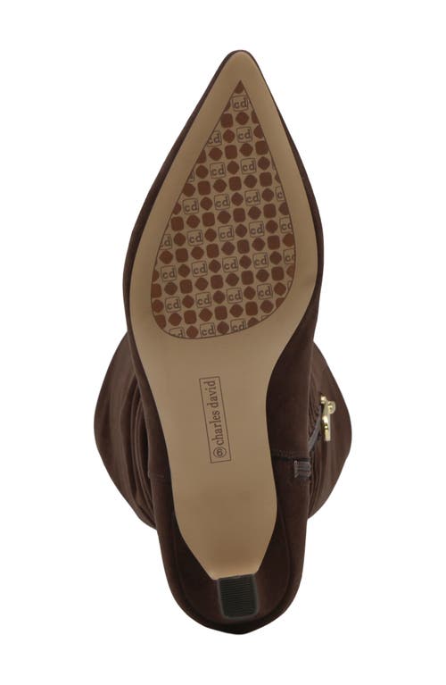 Charles By Charles David Adelphia Pointed Toe Boot In Brown
