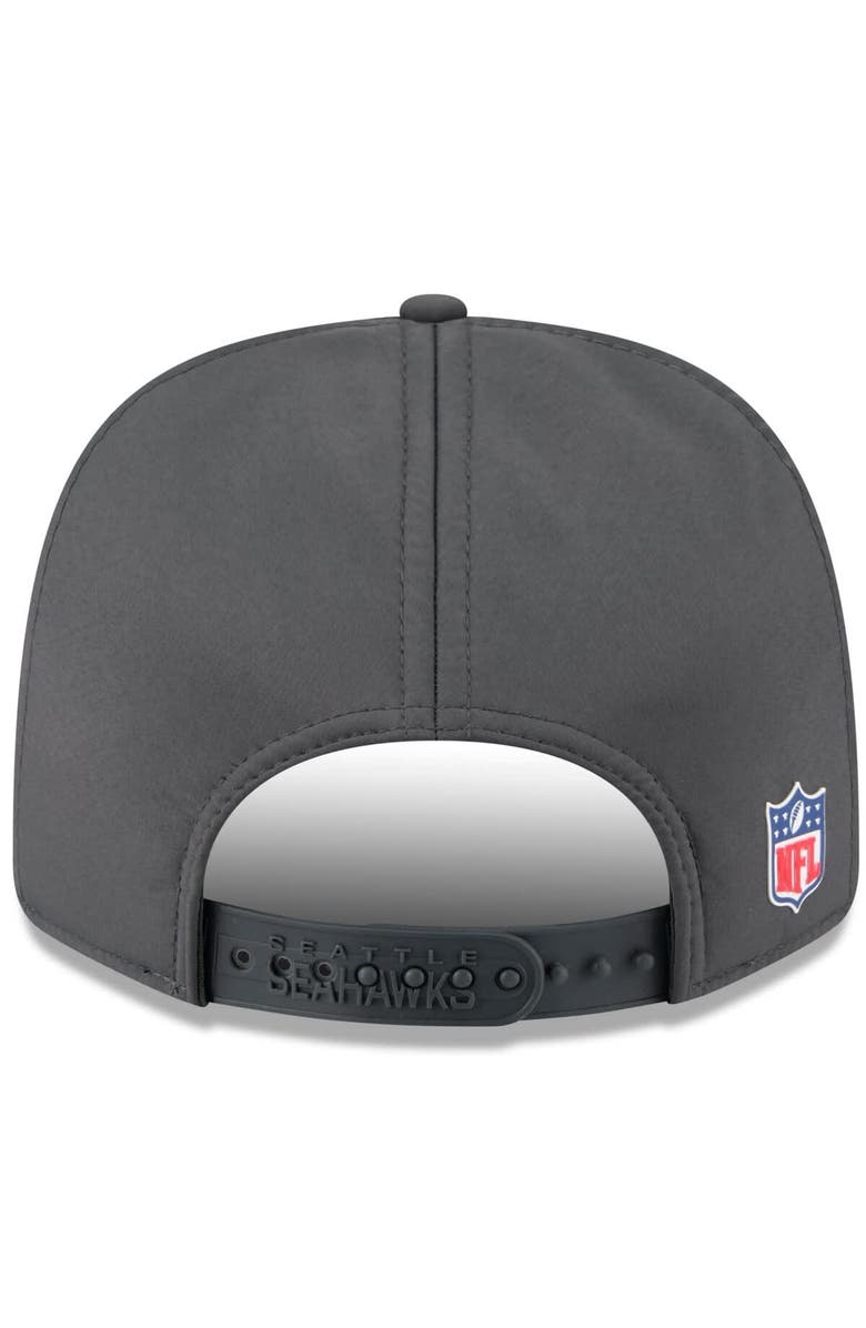 New Era Men's New Era Charcoal Seattle Seahawks 2025 Sideline Cold Weather 9SEVENTY Adjustable Hat, Alternate, color, Charcoal