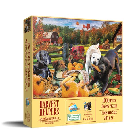 Harvest Helpers 1000 piece Jigsaw Puzzle for Adults