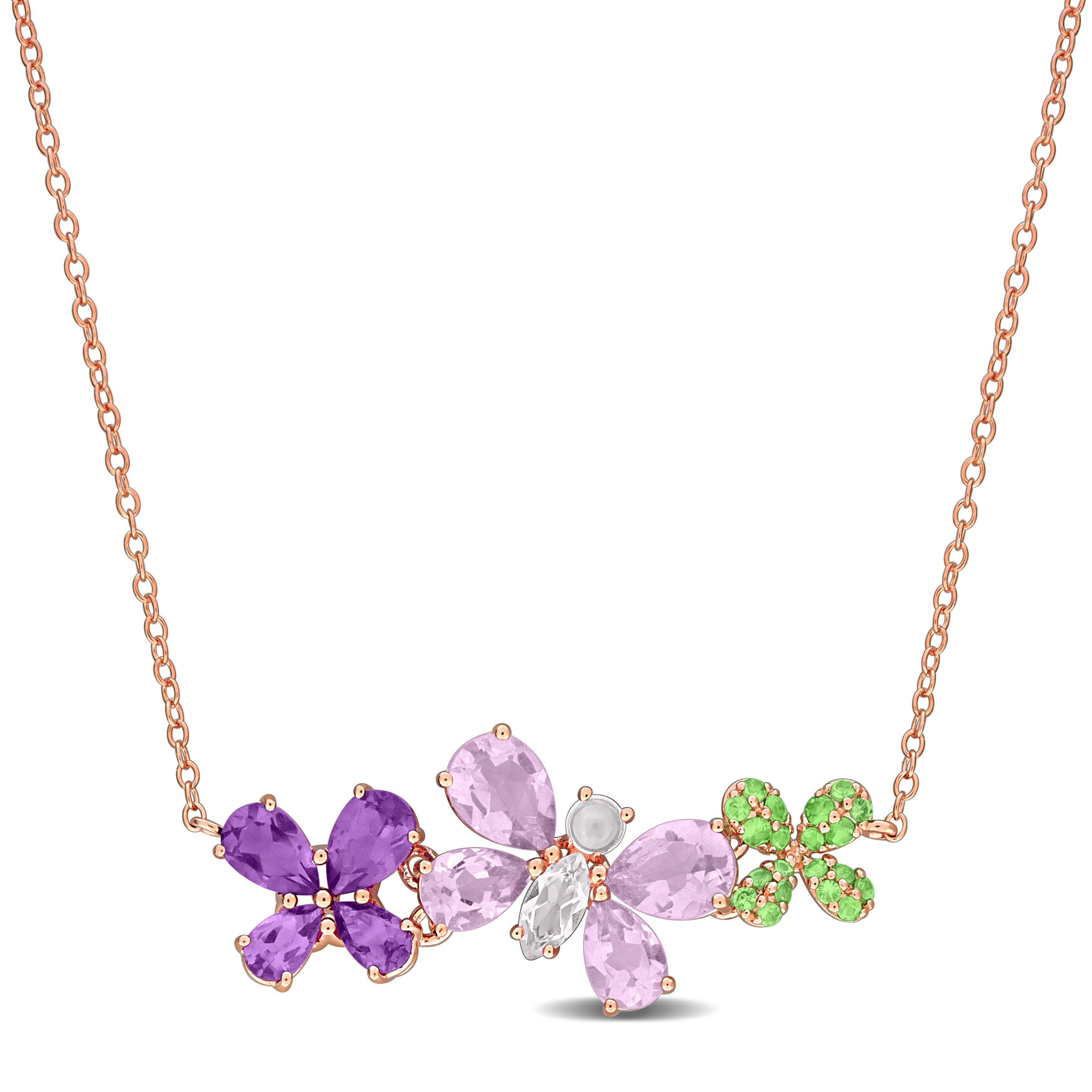 selected Rose-Plated Sterling Silver