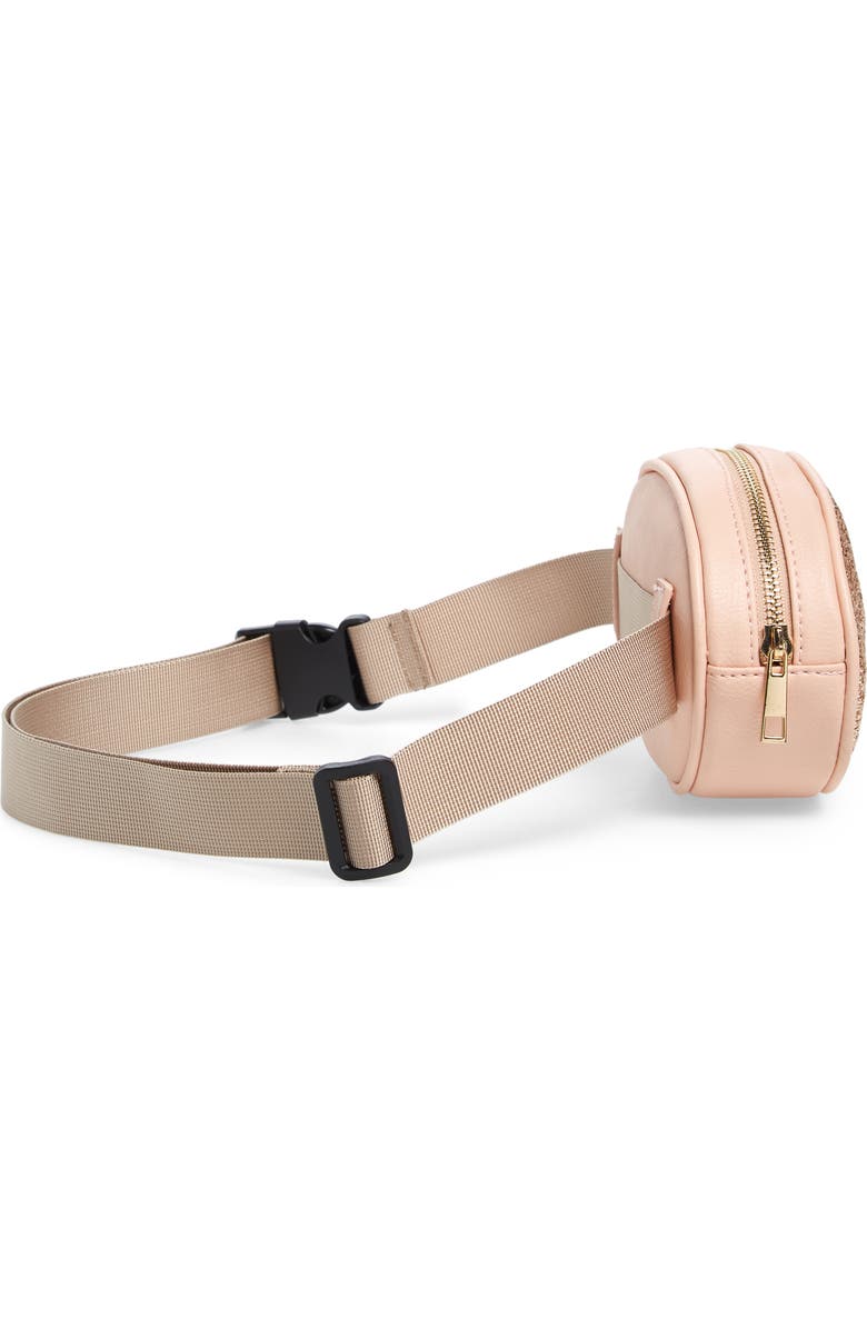OMG Accessories OMG Glitter Belt Bag, Alternate, color,