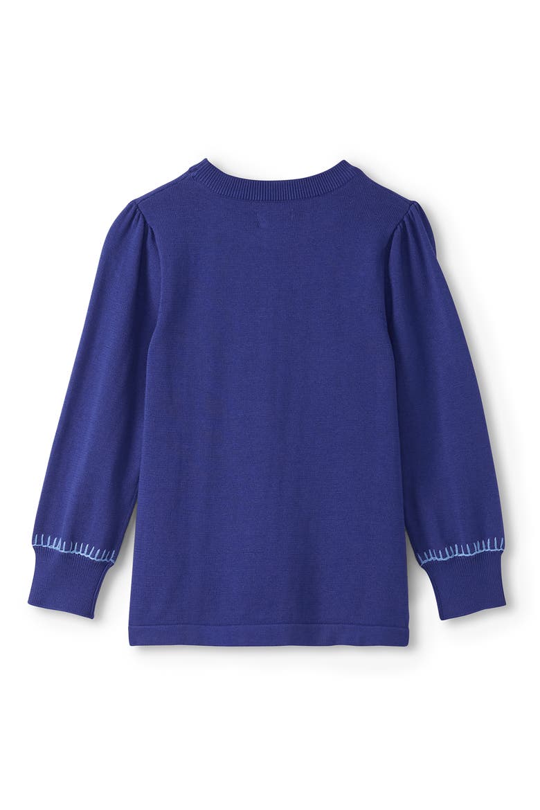 Kids' Super Star Cotton Tunic Sweater, Alternate, color, BLUE