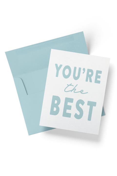 Blue You re the Best Boxed Set of 8 Cards