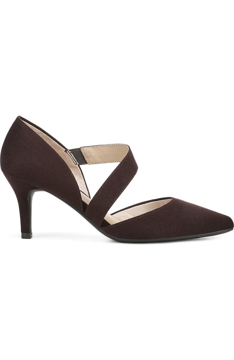 LifeStride Suki Pointed Toe Pump, Alternate, color, Dark Chocolate Dm