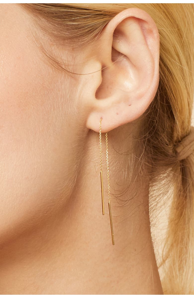 Oradina 14K Yellow Gold Vicenza Threaders, Alternate, color, Yellow Gold